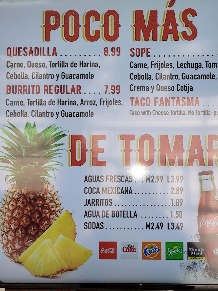 Tacos Y Más Menu - Image 5